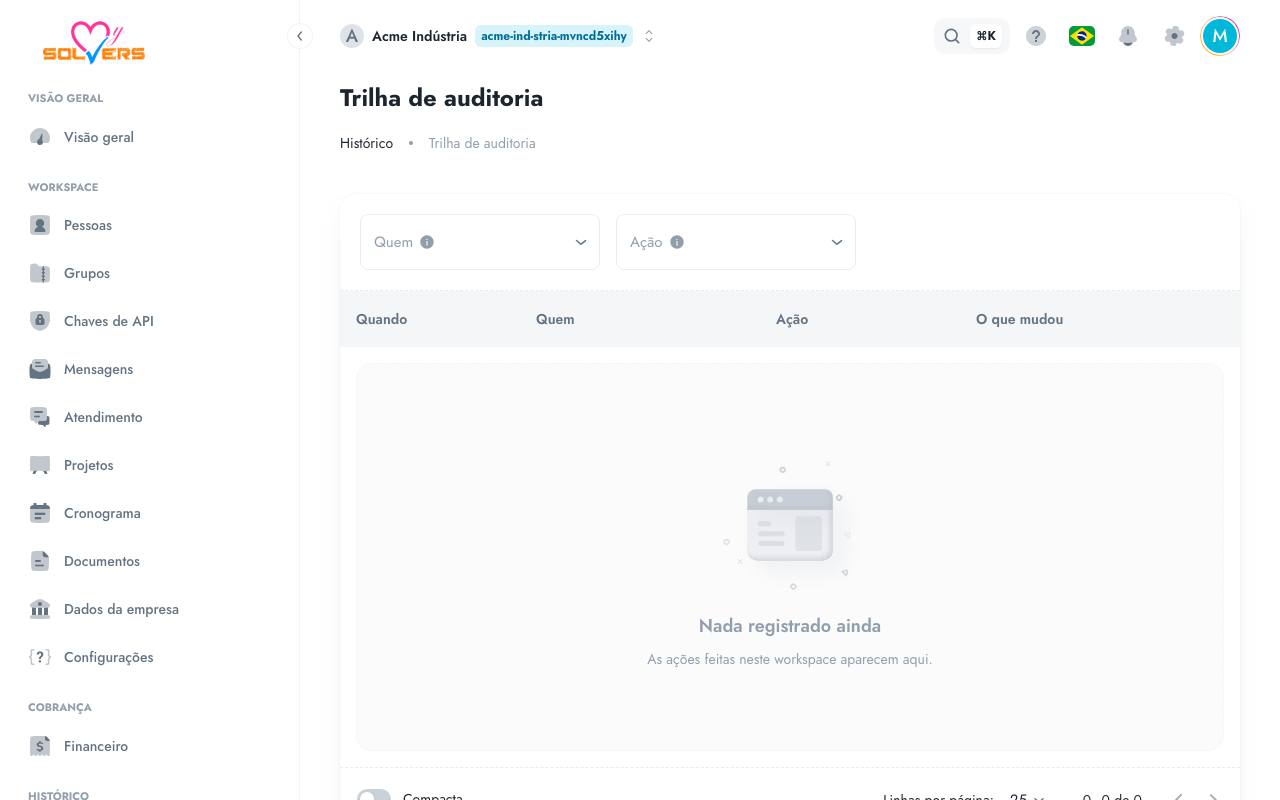 Trilha de auditoria