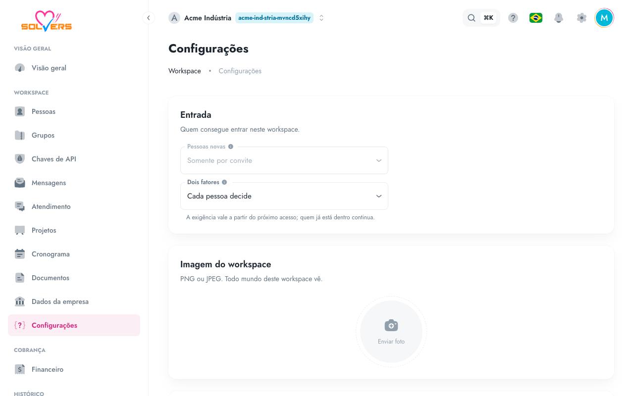 Configurações